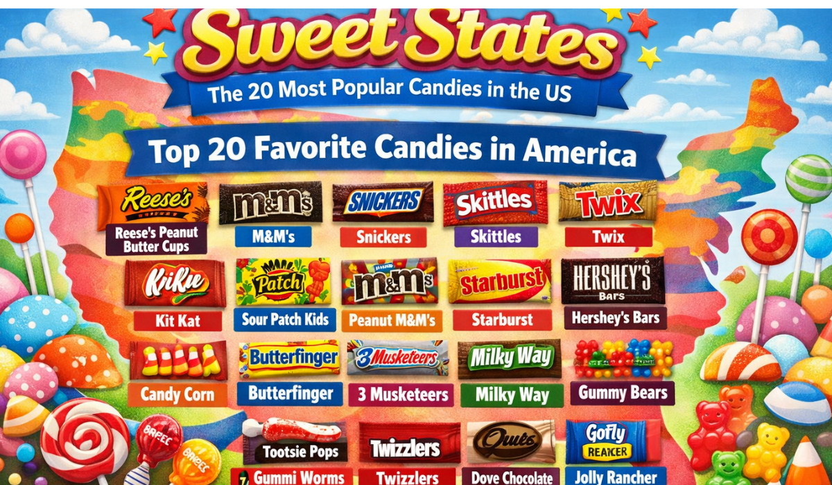 Sweet States: The 20 Most Popular Candies in the US