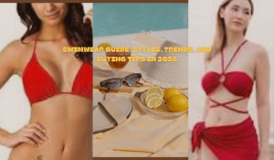 Stylish bikini swimwear designed for beachwear, showcasing a trendy and comfortable summer fashion look.